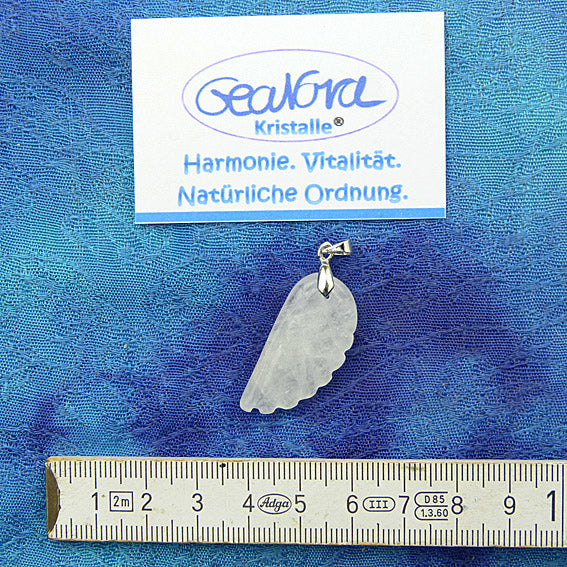 GeaNova-Kristall®-Kettenanhänger Engelsflügel